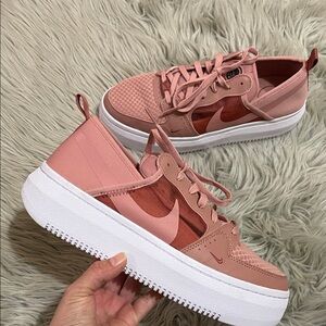 Nike court vision Alta rust pink